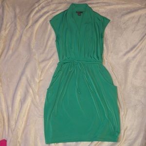 Donna Ricco Light Emerald Dress with Pockets